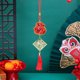 thumbnail image 5 of Adornos colgantes con borlas rojas para Año Nuevo chino, colgantes de la suerte Fu para el hogar, la oficina, el coche, los árboles y el Festival de Primavera., 5 of 7