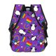 thumbnail image 4 of Easygdp Rainbow Lgbt Penguin Mochila Ergonómica Versátil para Laptop - Múltiples Bolsillos, Correas Ajustables, Unisex para Escuela, Viajes y Actividades al Aire Libre-One Size, 4 of 5