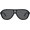 Black/Grey, variant on Retro  Polarized Aviator Sunglasses for Women Men, 70s 80s Trendy UV400 Shades SJ2666