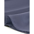 thumbnail image 5 of INSPIRE CHIC Women's Stand Collar Pleated Button Keyhole Button Blouse XS Grey White, 5 of 6