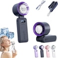 thumbnail image 4 of JZCHUNTOY Ice Sensation Handheld Fan, Portable Wearable Neck Hanging Design, Digital Display, Strong Airflow, Rechargeable Mini Fan for Outdoor Activities, Travel, Camping, Office and Daily Use, 4 of 7