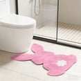 thumbnail image 1 of Easter Bunny Bath Rug Non Slip Absorbent Bathroom Mat Flocked Carpet Washable Soft Floor Mat Decorative Home Decor Spring Holiday Shower Mat Tufted Front Door Carpet for Bathroom Living Room Decor, 1 of 8