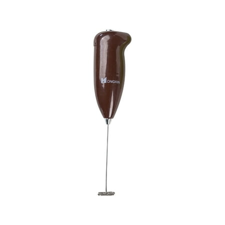 

Mini Household Electric Milk Frother Stainless Steel Whisk Fancy Coffee Frother