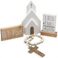 thumbnail image 3 of Jesus Tomb Easter Tray Bundle Kit Easter Ornament Scene Wooden Statue Home Decor, 3 of 4
