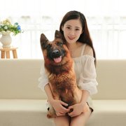 Dog Pillow 3D Simulation Dog Shaped Pillow,Funny Husky German Shepherd Dog Plush Pillow Dog Stuffed Animal Pillow Chair Cushion for Home Decor