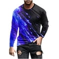 thumbnail image 1 of Blusas y camisas de manga larga y cuello redondo para hombre, camisetas casuales con estampado de moda y cuello redondo, blusas de licra de manga corta para hombre., 1 of 4