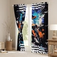 thumbnail image 3 of Manfei Motorcycle Sport Boys Black Out Curtains, Splash Watercolor Artwork Curtains Pack of 2 (42x63 Each), Extreme Sports Bedroom Curtains, Window Curtains Bedroom Decor, 3 of 6