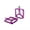 Purple, variant on JNTWORLD MTB Mountain Road Bike Pedals Bicycle Flat Platform Aluminum Alloy 3 Bearings 9/16"