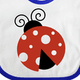 thumbnail image 4 of Inktastic Ladybug, Cute Ladybug, Red Ladybug, Ladybird Girls Baby Bib, 4 of 4