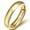 4mm Golden Arc, variant on Womens Personalized Ring Stainless Steel Electroplated Ring Fashion Jewelry Gift for Her Golden Arc Ring Stainless