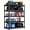 5-Tier 77.4"H × 39.4"W × 17.7"D, variant on Shelving Unit, Heavy Duty Metal Adjustable Storage, Steel Shelves, Industrial Shelves for Heavy Tools and Equipment, Ideal for Garage, Basement,