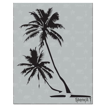 Stencil1 Palm Trees 8.5" x 11" Stencil
