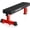 RED, variant on EVERYMATE Flat Bench, 4" Thick HeftyGrip Vinyl Pad, Rated 1,200 LB, Flat Benches for Home Gym & Strength Training, Professional Grade Flat Weight Bench Made of Heavy Duty 3"*3" Tube