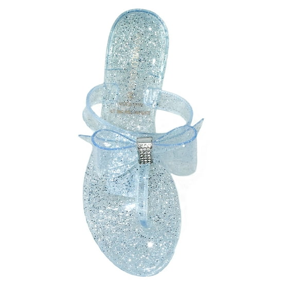 wild diva bow sandals