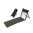 thumbnail image 3 of koolsoo Chaise de Sol avec Soutien Dorsal Siège de Sol Chaise Longue pour Voyage Pique-Nique Randonnée Noir, 3 of 9