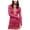 Red - sangria, variant on Womens Look of Love Ruched Bodycon Dress