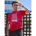 thumbnail image 2 of Optical Waves Techno Style Tie Dye Crystal Men -Image by Shutterstock, Male XX-Large, 2 of 4