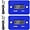 Blue, variant on 2 Pieces Inductive Hour Meter for Gas Engine Lawn Mower Dirt Bike Motorcycle Motocross Snowmobile Karting Marine ATV Boat Outboard Motor Generator Waterproof Hour Meters (Orange)