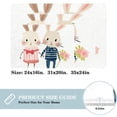 thumbnail image 2 of Easter Polyester Non-Slip Machine Washable Bath Rug Indoor Rug Door Carpet, 2 of 6
