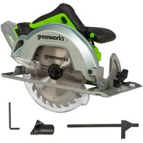 Greenworks 24V 7-1/4-inch Brushless Circular Saw, Battery Not Included, 1501202AZ