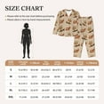 thumbnail image 4 of Sikiie Squirrel nut backgrounds Pajamas for Women Set, Womens Pajama Sets, Lounge Sets for Women, 2pjs for Women-X-Large, 4 of 7