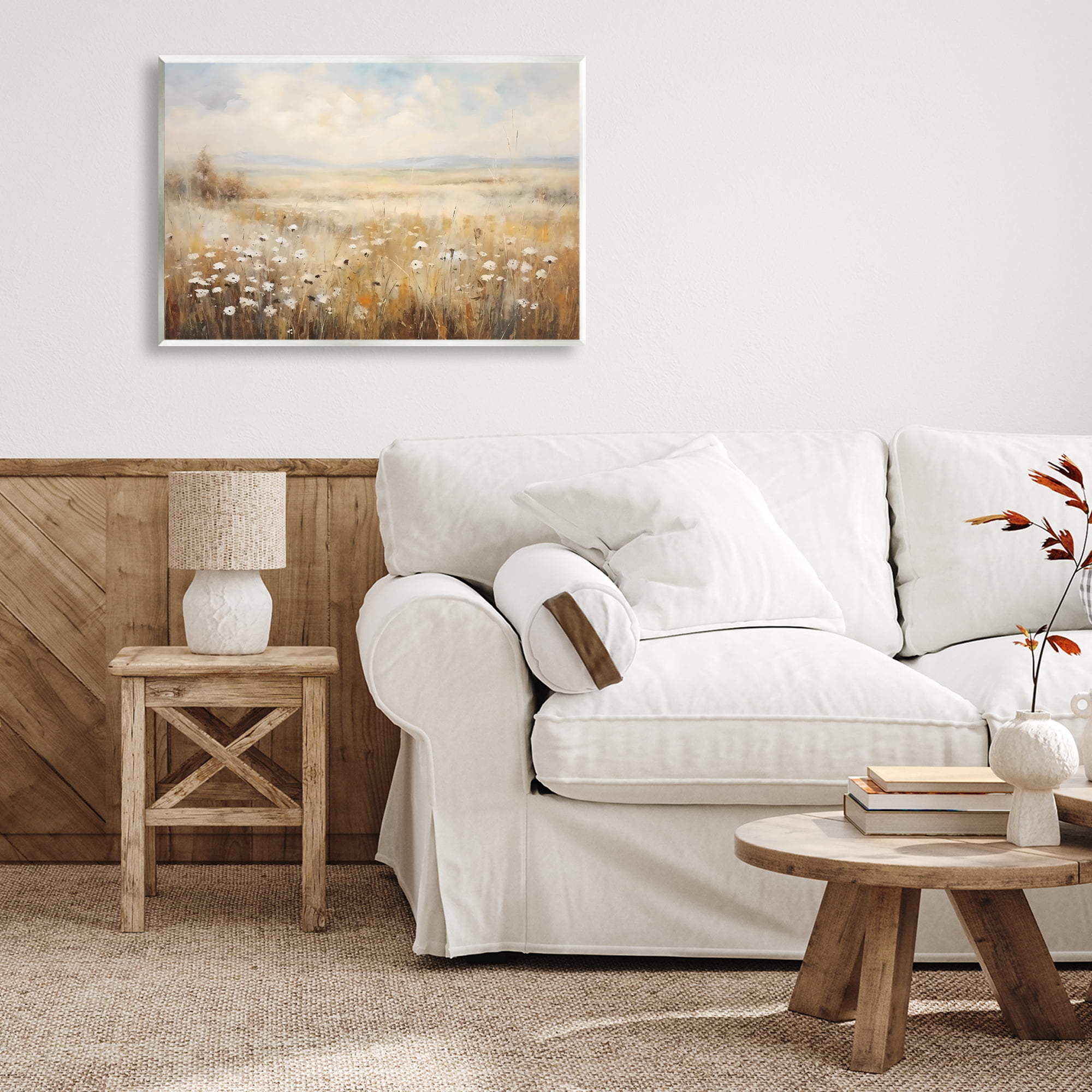 Stupell Industries Neutral Land Calmness Wall Plaque Art, design by Creative Studio