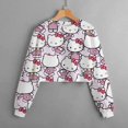 thumbnail image 1 of Fashion  Leisure  Fun Hello Kitty Hoodie Children‘s Japan Anime 3D Printed Sweatshirt Girls‘ Pullover Cute Top, 1 of 7
