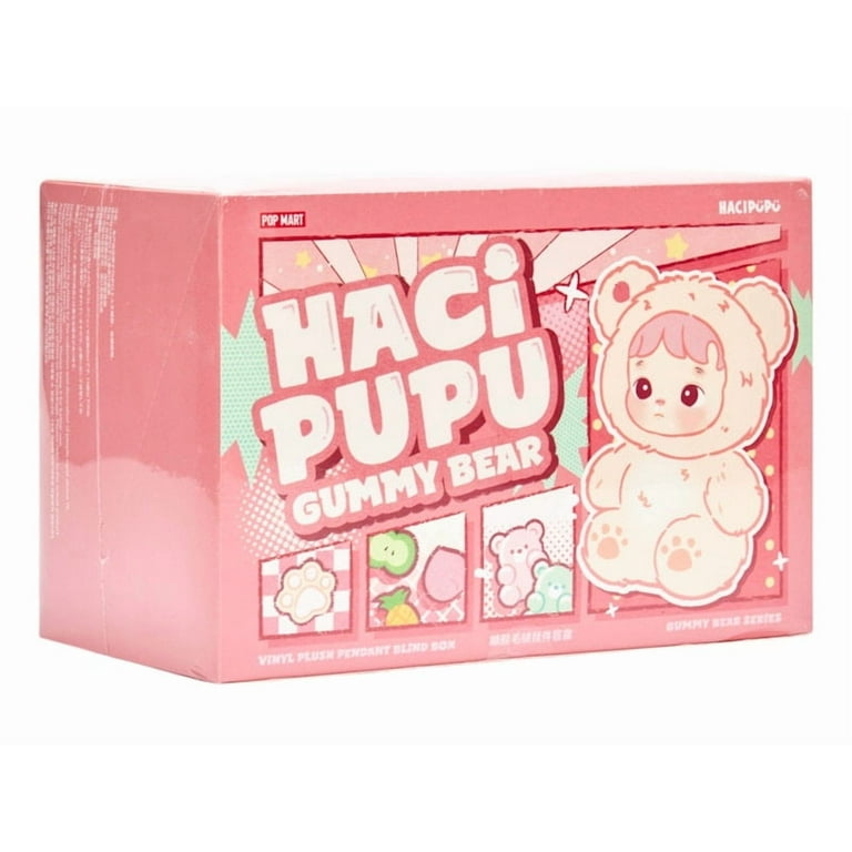 その他 POP MART HACi PUPU GUMMY BEAR Secret Pop Mart HACIPUPU Gummy Bear Series Plush Doll Single Blind
