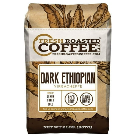 Dark Ethiopian Yirgacheffe Kochere Coffee, Whole Bean, Fresh Roasted Coffee LLC. (2