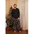 thumbnail image 2 of Ekouaer 2 Pack Mens Pajama Pants Long Pjs Bottoms Soft Sleepwear Bottoms with Pockets Drawstring All-match Lounge Pants, 2 of 6