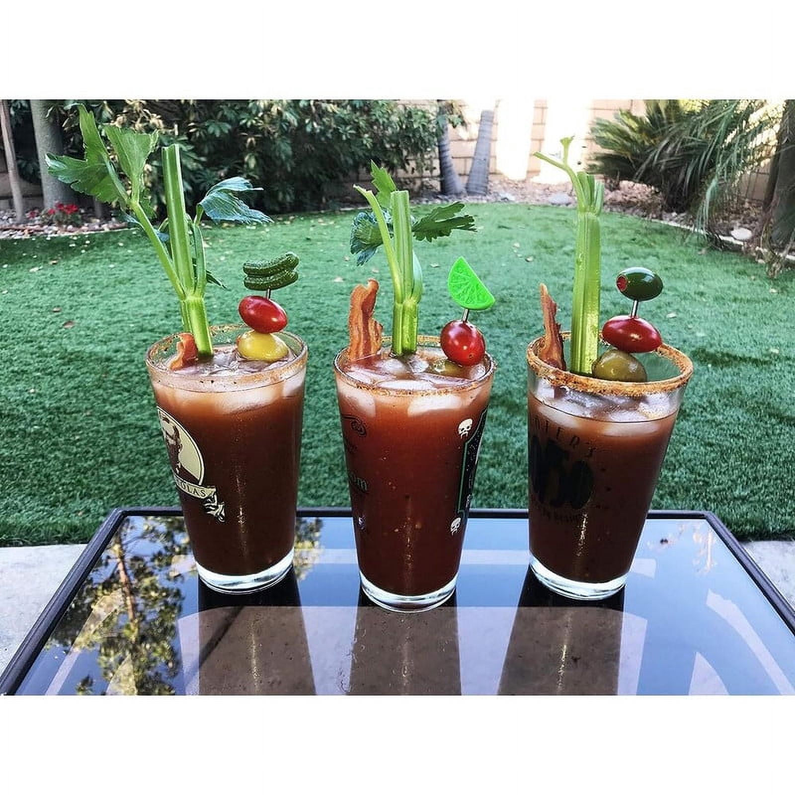 Prodyne Bloody Mary Cocktail Skewer, Set of 4, Green - Walmart.com
