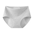 thumbnail image 6 of Period Underwear For Women Menstrual Panties Cotton Postpartum Easy Clean Teens Brief 4 Layer Leakproof Dark Gray*5pcs XL, 6 of 6