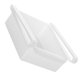 thumbnail image 5 of Yuarrent Nevera multiusos, caja de almacenamiento de capa espaciadora fresca, estante de almacenamiento de contenedores de alimentos de cocina, cajón Organizadores de utensilios de cocina Blanco Yuarrent JJ17975-01B, 5 of 6