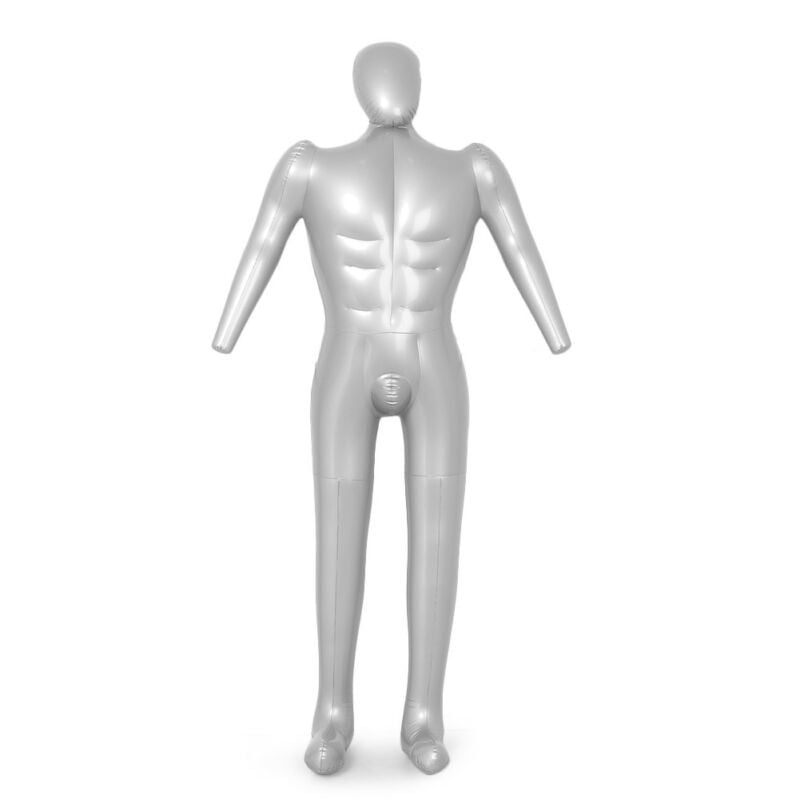 GOOD QUALITY DURABLE FULL WHOLE BODY INFLATABLE MALE MENS MANNEQUIN SHOP DISPLAY 