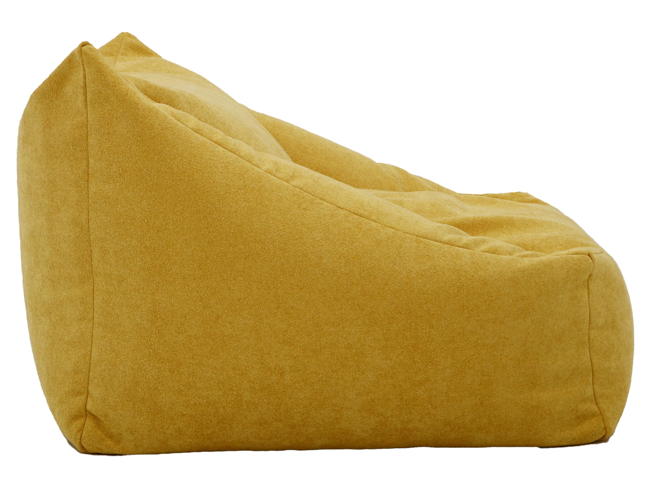 Overman USA Cooper Soft Filled Dorm Bean Bag Chair - Chloe Marigold