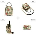 thumbnail image 3 of FORMRS Crossbody Bag for Women Shoulder Cell Phone Purse with Zipper, Retro Christmas Holly, 3 of 7