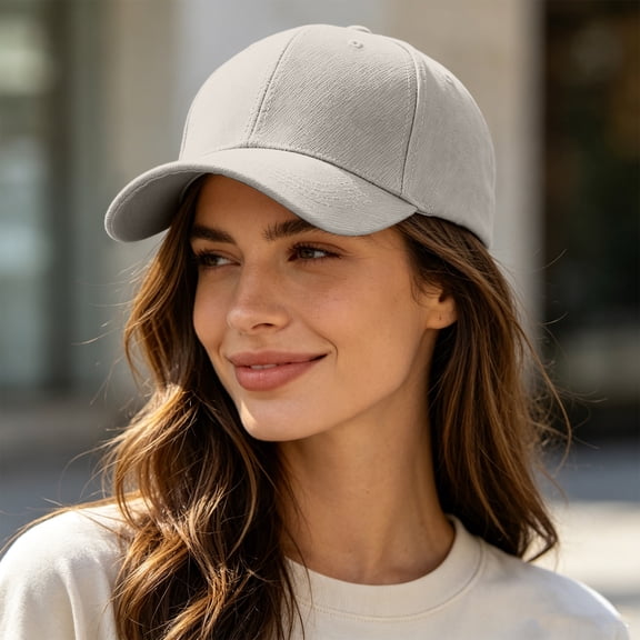 Classic Baseball Cap Soft Lightweight Adjustable Baseball Hat for Men & Women, Adjustable Low Profile Unisex Ball Cap, Vintage Hat for Daily Use, Beige