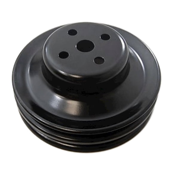 Racing Power Co-Packaged Ford 289 2 Groove Water Pump Pulley Black