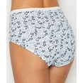 thumbnail image 2 of Hanes Ultimate® Comfort Cotton Women's Brief Panties 5-Pack Blue White 9, 2 of 2