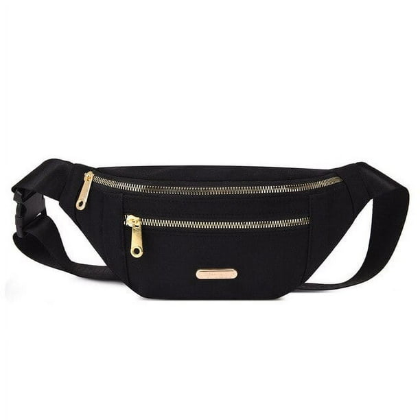 LHSHID Women Waist Bag Fanny Pack Zipper Chest Bag Female Banana Bag Money Pouch Travel Shoulder Purse Belly Pocket Hip Bum Bag