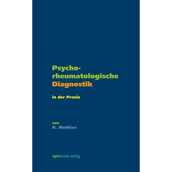 Psychorheumatologische Diagnostik (Paperback)
