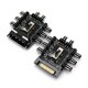 thumbnail image 3 of Computadora 8 vías Splitter Ventilador de enfriamiento Hub 4pin SATA Adaptador de toma de corriente Controlador de velocidad de 3 niveles Inevent PJ6940-01, 3 of 7