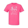 thumbnail image 2 of Funny Christian Quote Jesus Loves This Hot Mess Inspirational/Christian Men's Graphic T-Shirt, Neon Pink, X-Large, 2 of 3