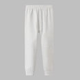 thumbnail image 2 of FAIWAD Toddler Boys Girls Pajamas Pants Kids Elastic Waist Full Length Pants Unisex Winter Warm Stretchy Trousers, 2 of 4