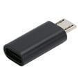 thumbnail image 1 of Convertidor Adaptador TypeC Convertidor Hembra A Micro Macho Línea De Datos De Teléfono Móvil Carga USBNegro, 1 of 7