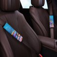thumbnail image 3 of Chririnla Sea Turtle Beach Print Seat Belt Cover Pad 2 Pack, Auto Harness Pads Polyester Waterproof Breathable for Car Sedan Truck, 3 of 8
