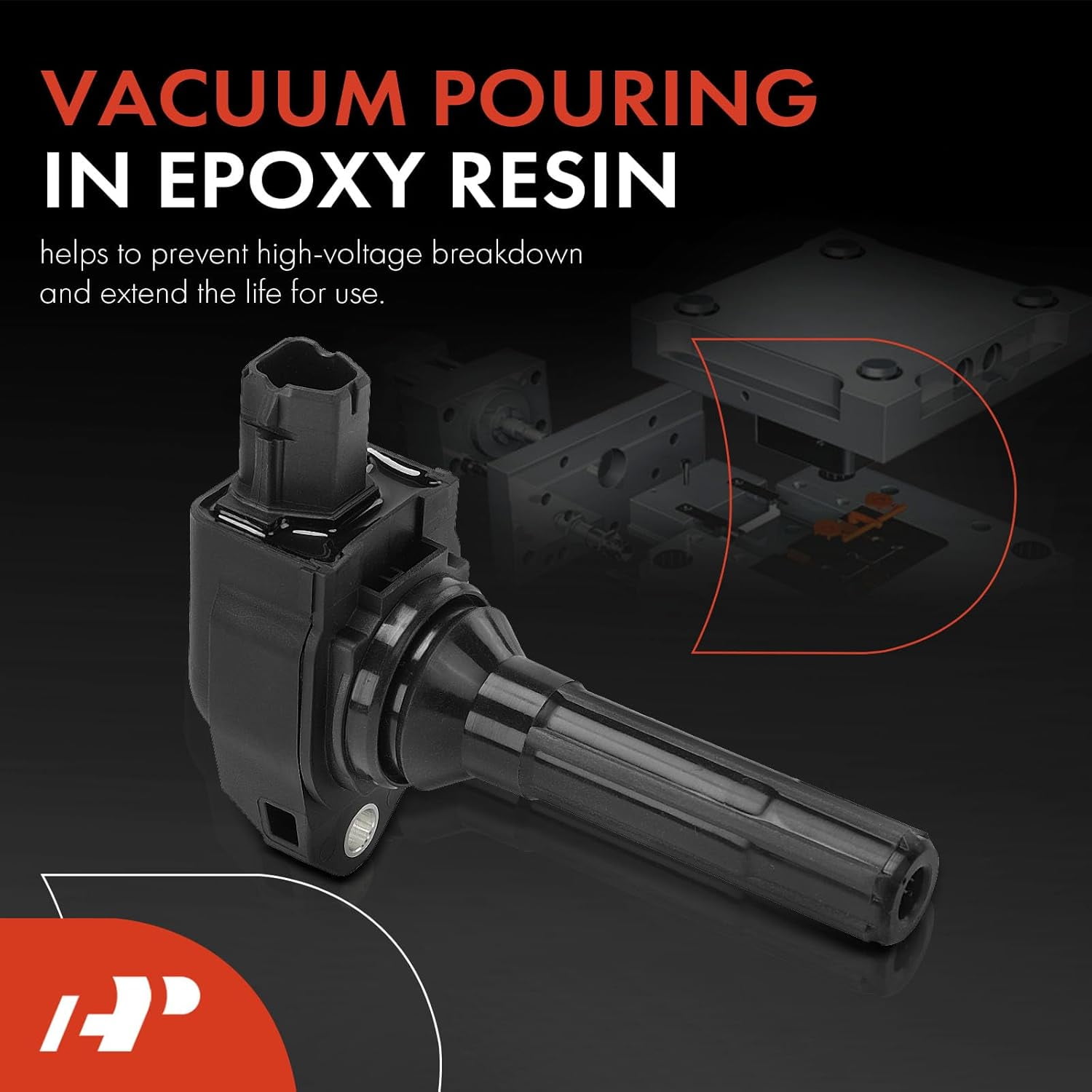 A-Premium Engine Ignition Coil Pack Compatible with Subaru Outback 2020-2024, Legacy 2020-2024, Ascent 2019-2023, 2.4L, Replace# 22433AA82A, 4-PC Set