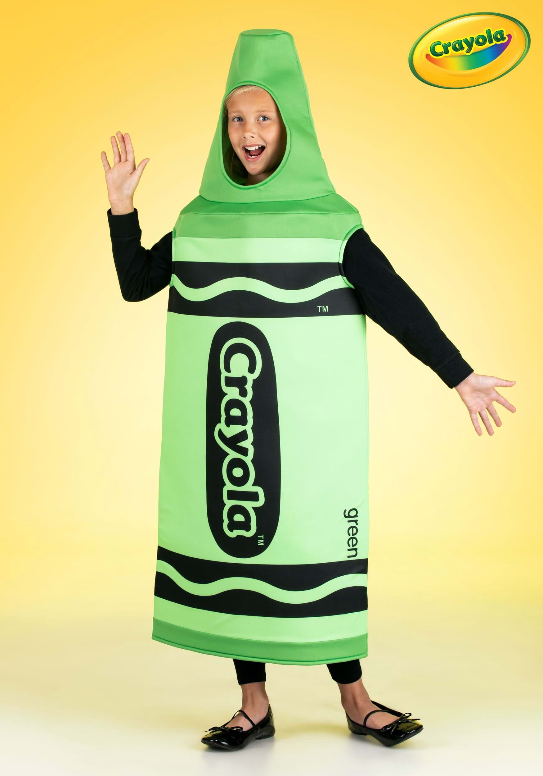 Kid's Green Crayola Crayon Costume