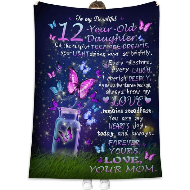 LHSHID 18th Birthday Gifts for Girls Gifts for 18 Year Old Girl 18 Year Old Girl Birthday Gifts Blanket 18 Birthday Gifts for Girls 18th Birthday Gifts Daughter Birthday Gift 50x60in