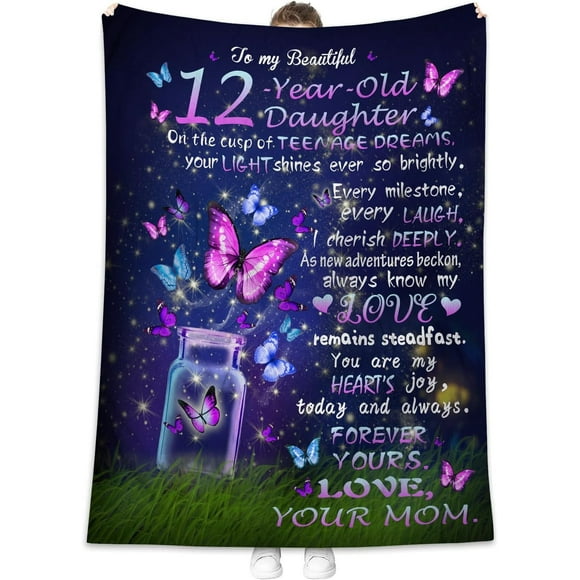 LHSHID 18th Birthday Gifts for Girls Gifts for 18 Year Old Girl 18 Year Old Girl Birthday Gifts Blanket 18 Birthday Gifts for Girls 18th Birthday Gifts Daughter Birthday Gift 50x60in
